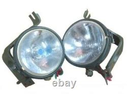 New Headlight Light with Bracket Pair Left & Right Fits Willys Jeep MB Ford GPW
