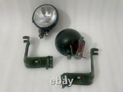 New Headlight Light with Bracket Pair Left & Right For Willys Jeep MB Ford GPW