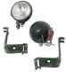 New Headlight Light With Bracket Pair Left & Right Fits Willy Jeep Mb Ford Gpw