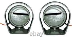 New Pair Of Drive Head Lamp+bracket Unit 41-45 Gpw 4.5 Fit For Ford Jeep Willys