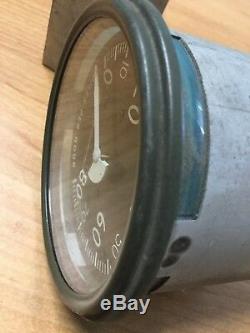 Nos Slat Grill Jeep Willys Gpw G503 Military 80 Mph Speedometer Gauge Speedo