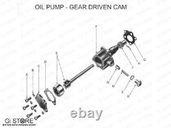 Oil Pump Fits Willys Jeep 41-46 MB, GPW, CJ-2A -645631 New Reproduction