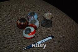 Old 1950's HOLLYWOOD Steering Wheel Spinner Suicide Knob Accessory Rat Rod +4