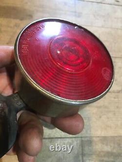 Original 1910-20 Early Brass Car Tail Light for Parts/Restoration OEM Auto