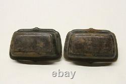 Original 1920's 30's Interior Rear Ashtray Housings Bezels Chevrolet Ford Mopar