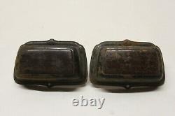 Original 1920's 30's Interior Rear Ashtray Housings Bezels Chevrolet Ford Mopar