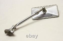 Original 1930's Car Truck Exterior Chrome Door Lip Clamp Mirror Chevy Ford Mopar