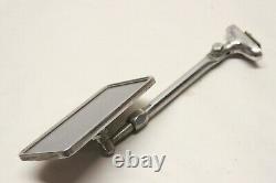 Original 1930's Car Truck Exterior Chrome Door Lip Clamp Mirror Chevy Ford Mopar