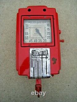 Original 1930's Eco Air Meter Model 37 Tire Meter Tireflator Art Deco Design Old