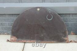 Original 1936 Ford Accessory Rear Flush Mount Steel Fender Skirts Pair RARE