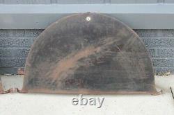 Original 1936 Ford Accessory Rear Flush Mount Steel Fender Skirts Pair RARE