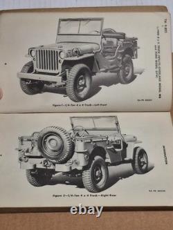 Original 1944 TM9-803 War Department Manual Willys-Overland MB, Ford GPW