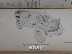Original 1944 TM9-803 War Department Manual Willys-Overland MB, Ford GPW