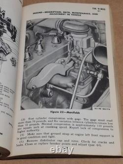 Original 1944 TM9-803 War Department Manual Willys-Overland MB, Ford GPW
