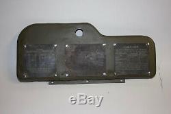 Original Data Plates 1943 Ford GPW WW2 Jeep