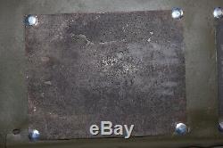 Original Data Plates 1943 Ford GPW WW2 Jeep