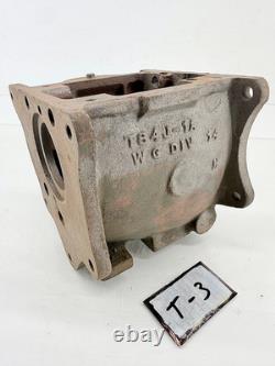 Original Ford GPW Jeep Willys MB T84 Transmission Housing T84J-1A Date H245D T-3