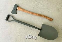 Original Us Army Military Vehicle Shovel & Axe Ax Set Willys Jeep MB Ford Gpw