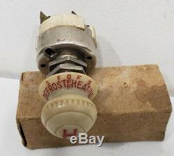 Original Vintage Heater Defroster Switch Illuminated NOS Part 40s50s60s