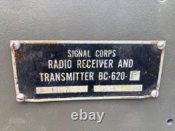 Original WW2 BC-620 Willys Jeep and Ford GPW US Signal Corps Radio Set