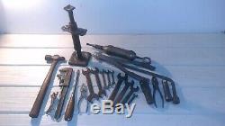 Original WW2 Willys MB Ford GPW JEEP JACK, Barcalo Wrenches Alemite & Toolbag