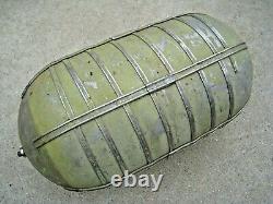 Original WWII B-17 B-24 B-25 Oxygen Tank Hot Rod Accessory Gas Fuel Air Rat WW2