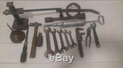 Original Willys MB Ford GPW JEEP JACK, Controlled Steel Wrenches, Alemite