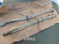 Original Wwii U. S. Jeep Door Safety Straps Pair In Wrapper Willys MB & Ford Gpw