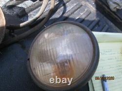 Pair head lights Willys Ford WWII Jeep MB GPW original