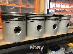 Piston Set. 060 L134 With Gudgeon Pins Willys MB Jeep Ford GPW WW2