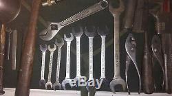 Post War Willys MB Ford GPW JEEP JACK, Vlchek Wrenches, Alemite & Toolbag