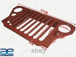 Primer Coated Radiator Steel Grille Grill For Ford 41-45 Mb Gpw Jeeps