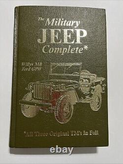 RARE The Military Jeep Complete, Willys MB Ford GPW VINTAGE MINT