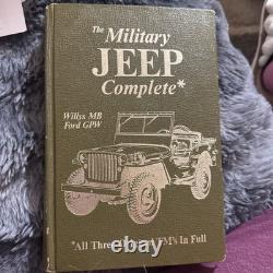 RARE The Military Jeep Complete, Willys Mb/Ford Gpw VINTAGE