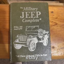 RARE The Military Jeep Complete, Willys Mb/Ford Gpw VINTAGE