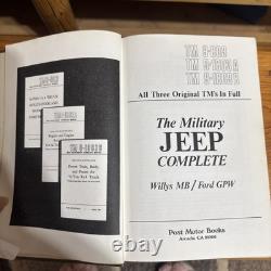 RARE The Military Jeep Complete, Willys Mb/Ford Gpw VINTAGE