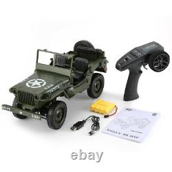 RC Truck 4x4 110 JEEF 1941 WWII Willys MB 4WD Off Road Jeep Ford GPW 2.4Ghz RTR