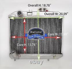 Radiator For 1941-1952 Jeep Willys M38 CJ-2A CJ-3A MB 1942 1943 1944 45 Aluminum