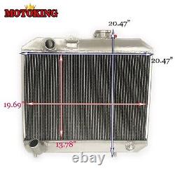 Radiator for 1941-1952 Jeep Willys M38 CJ-2 A MB MT Ford GPW 1945 1946 1947 1949