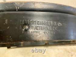 Rare Detroit Carrier Mfg Co. Spare Tire Wheel Mount Ring Rack Rim Assembly Nos