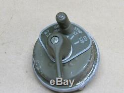 Rotary Light Switch NOS late WWII Fits Willys MB Ford GPW jeep (E7)