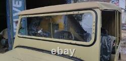 SUMMER SOFT TOP FITS ON STRAIGHT BOWS FOR JEEP WILLYS CJ2A 1945-1949-OD Green