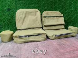 Seat Cover Set with Back Pouch Fits Willys Jeep Ford MB/GPW 1941-44- No Cushion