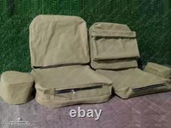 Seat Cover Set with Back Pouch Fits Willys Jeep Ford MB/GPW 1941-44- No Cushion