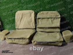 Seat Cover Set with Back Pouch Fits Willys Jeep Ford MB/GPW 1941-44- No Cushion