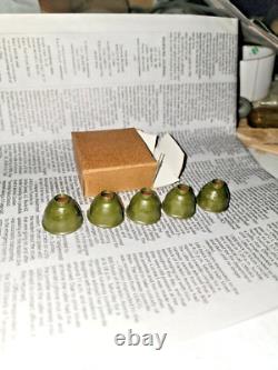 Set Of 5 NOS Valve Stem Protectors Willys MA, MB, M38 Ford GPW GPA Jeep WO-A5987