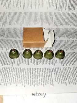 Set Of 5 NOS Valve Stem Protectors Willys MA, MB, M38 Ford GPW GPA Jeep WO-A5987