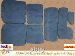 Slip On Seat Cushion Cover Set For Jeep Willys Ford MB GPW G-503 Canvas witho Foam