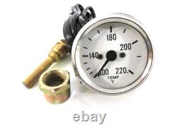 Speedometer 80 MPH Temp Oil Fuel Amp Gauge Set for Willys CJ Jeep MB Ford GPW