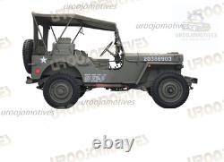 Summer Canvas Soft Top Fits Willys MB Ford GPW Jeep 1941-45 4x4